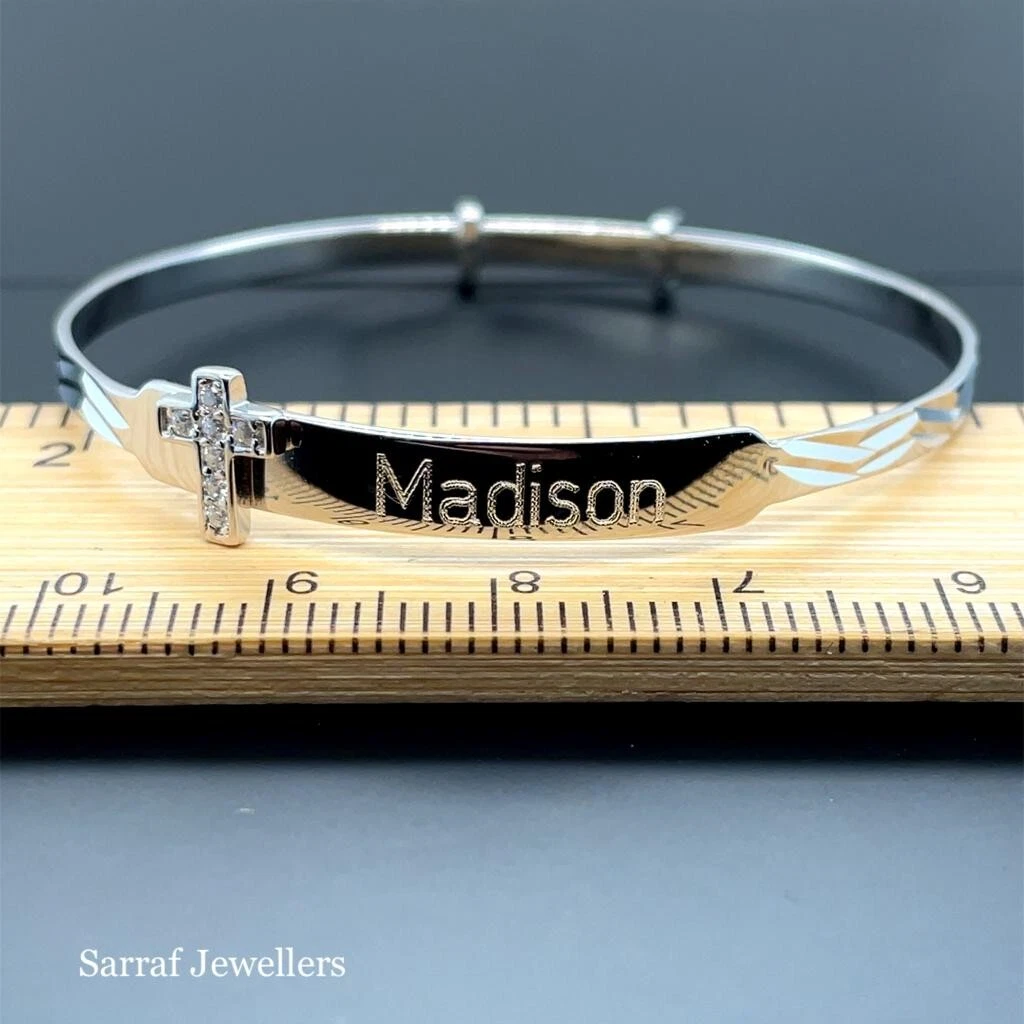 Personalized baby hotsell bangle