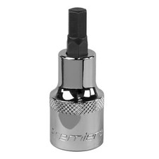 Sealey 1/2" Drive Hex Socket Bit 7mm Chrome Vanadium Steel Socket Adapter