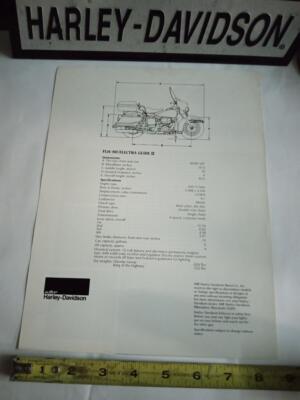 NEW Harley 1978 AMF SPECIAL EDITION FLH80 Vtwin SALES brochure