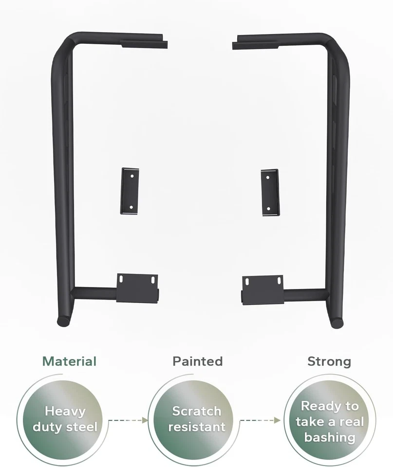 Barras Nerf laterales deslizantes de roca para Polaris RZR 570/RZR 800/RZR 800 S 2008-2014 Foto 2 de 4