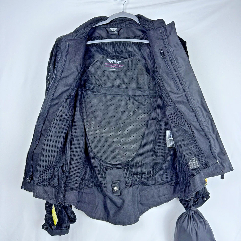 Chaqueta de equitación técnica Fly Street chaqueta de malla de aire fundente para mujer L forro extraíble Foto 2 de 4