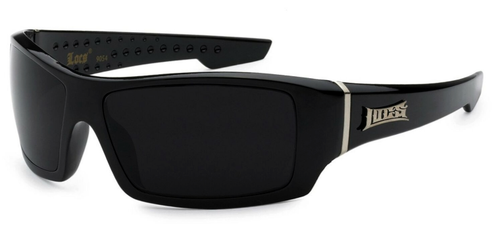 2 PCS LOCS Black Sunglasses Authentic Hardcore Gangster Sleek Lowrider G Shades - 第 3/3 張圖片