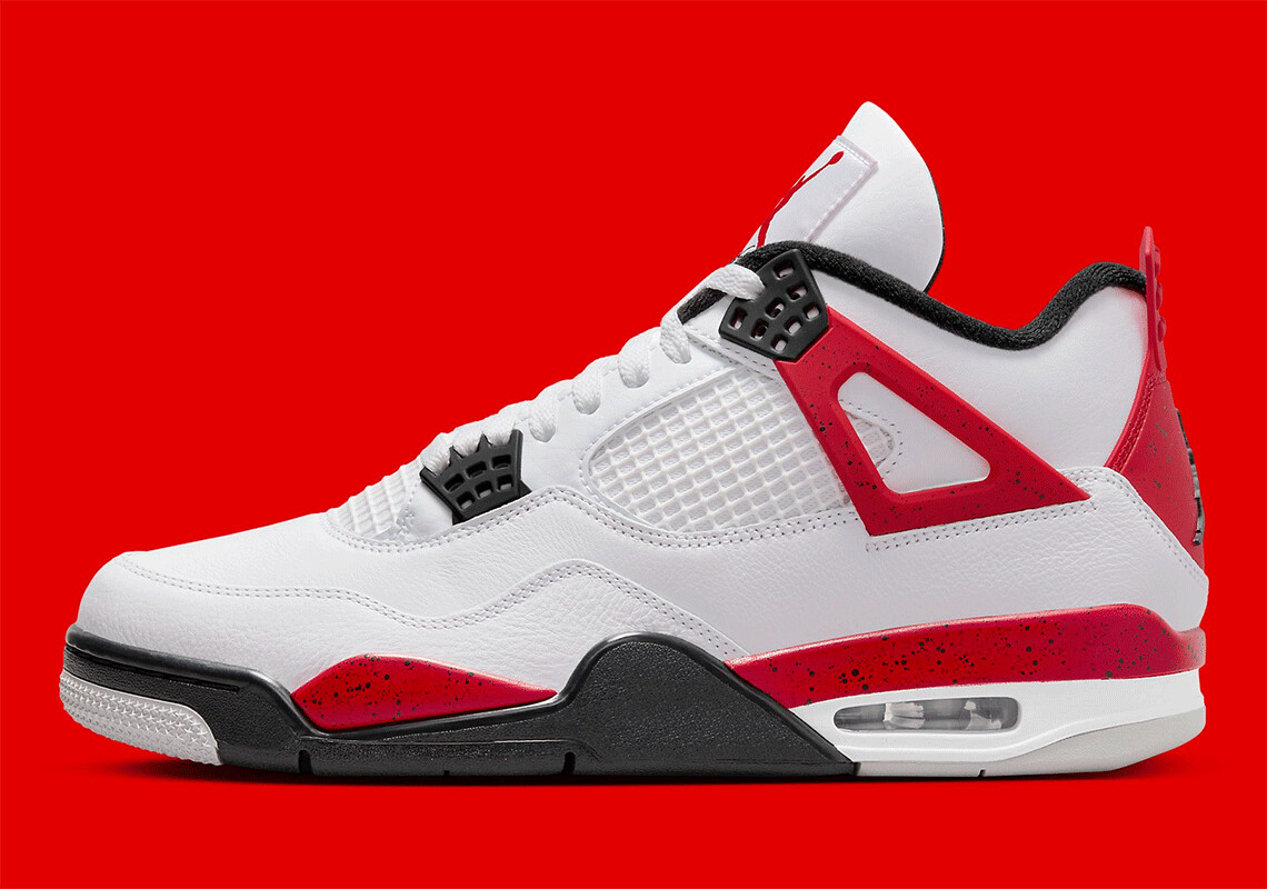 Air Jordan 4 RETRO 'Red Cement', DH6927-161