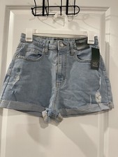 NWT Wild Fable Women's Super-High Rise Rolled Cuff Shorts