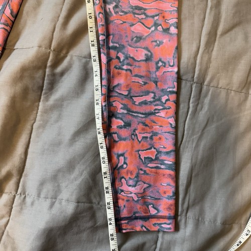 Lululemon leggings wunder train high rise Leggings size Small Pink Multi Yoga - Picture 8 of 9
