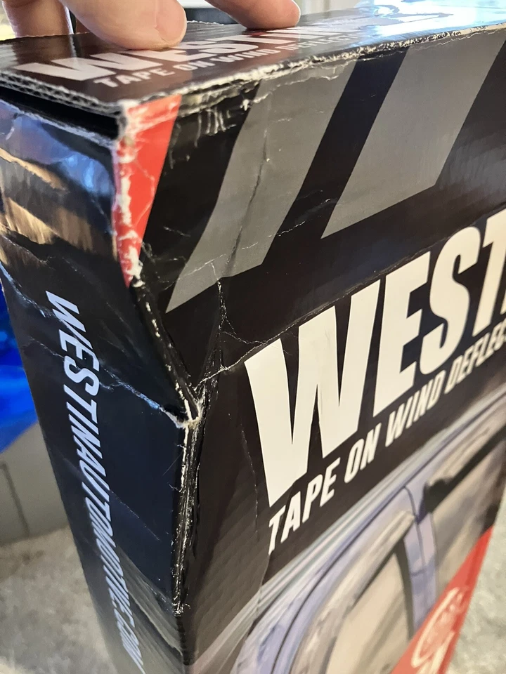 4 piezas Deflectores de viento con cinta para Ford F-150 Super Crew 2015-2022 2017-22 F-250/350 Foto 4 de 4