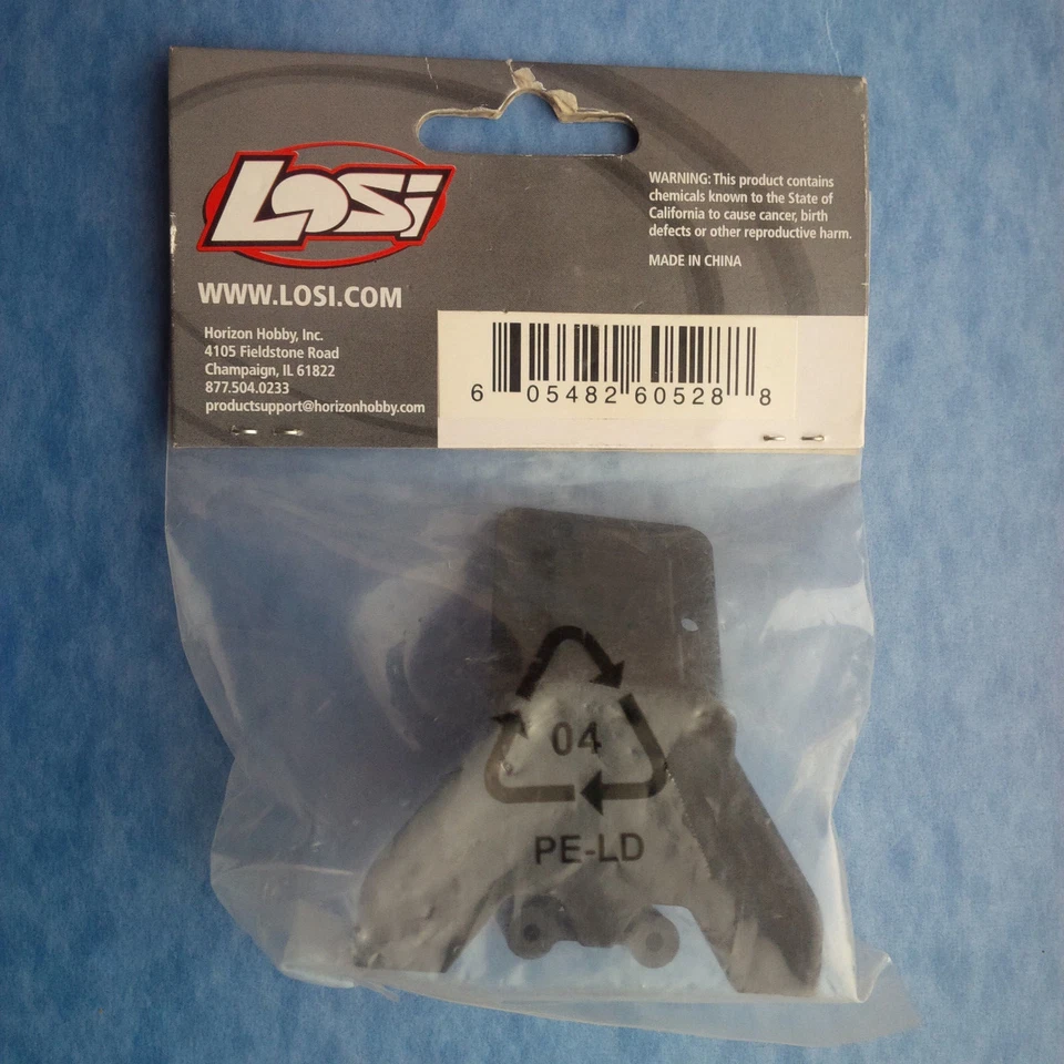 TEAM LOSI 2025 FRONT NOSE PLATE & SPACER HIGHROLLER HR LOSB2025 NIP - Image 2 of 2