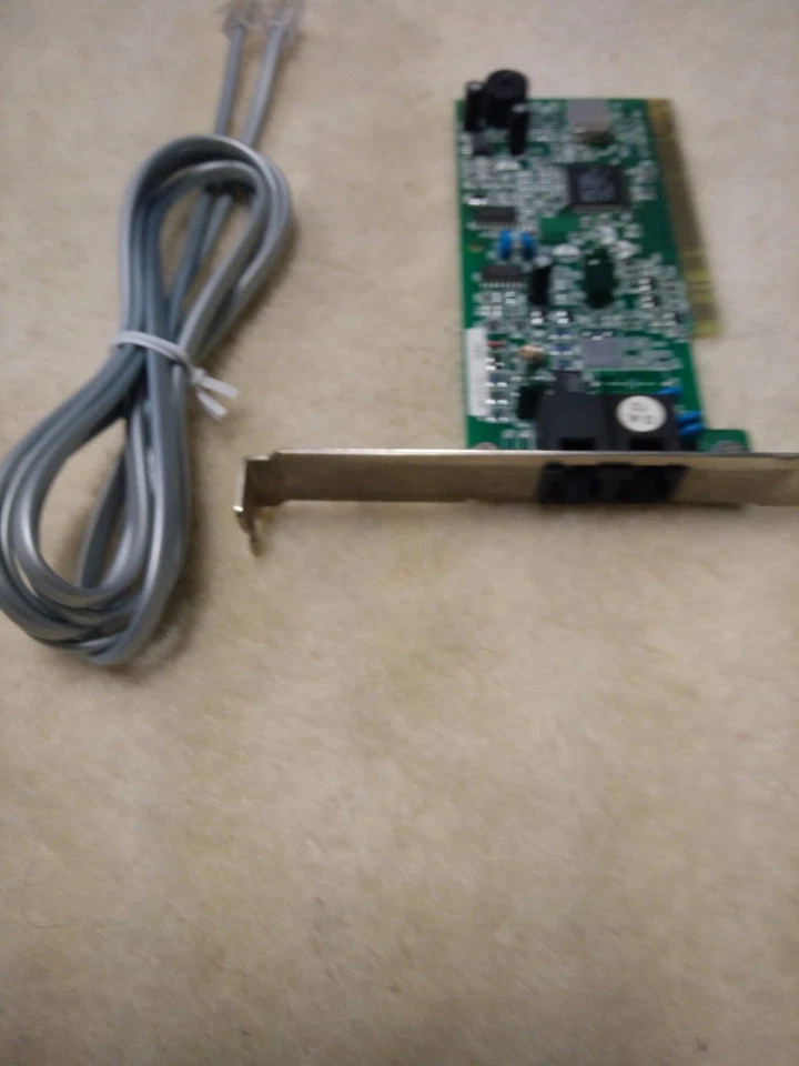 Pctel PCT789T-C1 PCI 56K V.92 Fax Modem, With RJ-11 Cable - Image 3 of 4