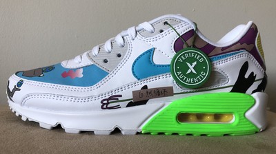 Size 10 - Nike Air Max 90 Flyleather x Ruohan Wang Multicolor 2020 | eBay