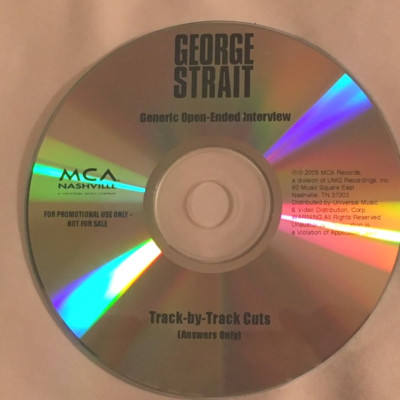 GEORGE STRAIT Open Ended Interview 26 track PROMO DJ CD 2005 | eBay