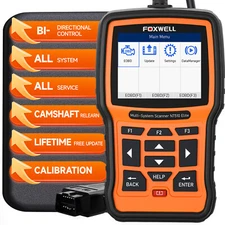 Foxwell NT510 Elite for Honda Acura Bidirectional OBD2 Diagnostic Scanner SAS