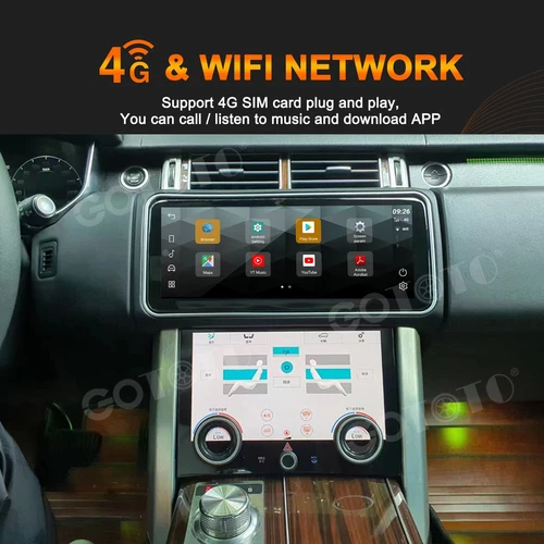 Android Car Radio and A/C Panel for Land Rover Range Rover Vogue L405 2013-2017 - Picture 7 of 14