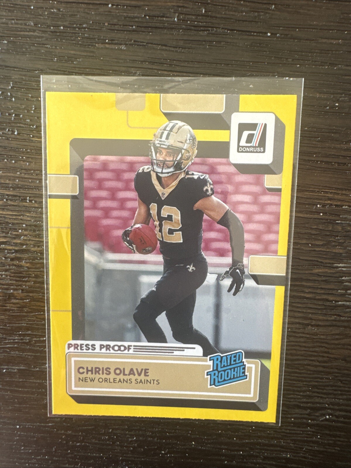 2022 Panini Donruss - Rated Rookie Press Proof Premium #309 Chris Olave (RC)