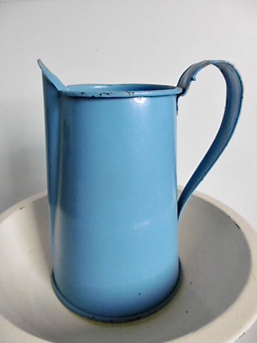 JOUET ANCIEN - MEUBLE DE TOILETTE EN FER PEINT 3 ACCESSOIRES - Ht 41 cm - POUPÉE - Imagen 15 de 19