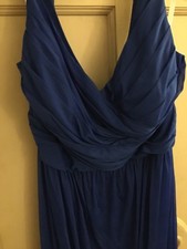 davids bridal bridesmaid long horizon dress