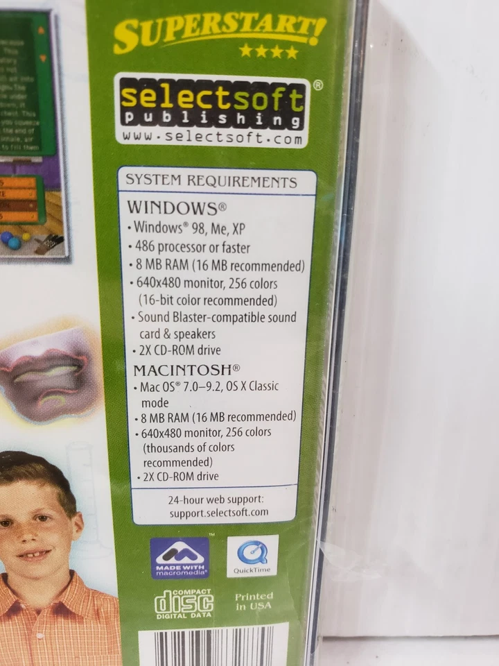 NEW Kid Science Human Body - Fun Experiments at Home PC MAC Software SEALED - Image 3 of 4