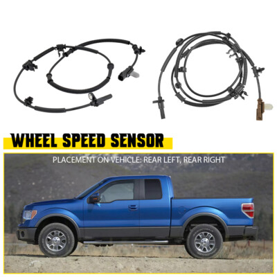 ABS Wheel Speed Sensor Rear Left+Right Fit For Ford F150 2011 2012 2013 2014 EJ