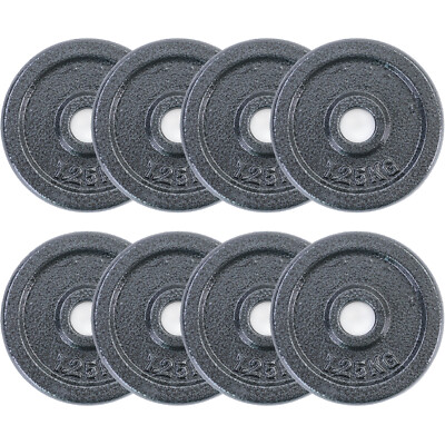 10 kg Hantelscheiben Set 8x1,25 kg Gusseisen Hantel Gewicht versiegelt 28mm