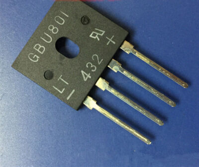 10pc New GBU801 8A100V   DIP-4 Stack   Bridge   Bridge #F20