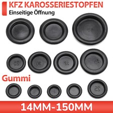 14mm bis 150mm KFZ Gummi Stopfen Karosseriestopfen Gummistopfen Verschlusskappe