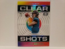 Trevor Lawrence Clear Shots Sapphire Rookie 2021 Panini Illusion Football