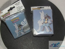 POKEMON ULTRA PRO Lucario Light blue DECK PROTECTOR CARD SLEEVES AND DECK BOX