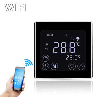 LCD Thermostat Programmierbar Digital Touchscreen Fußbodenheizung Wifi