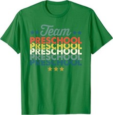 Vintage Team Preschool Back To School Teacher Gift Unisex T-Shirt