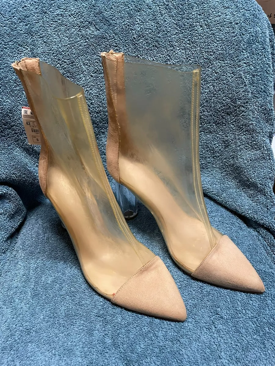 Vinyl top boots zara
