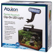 Aqueon Clip-On LED Light for planted aquariums up to 20 gallons