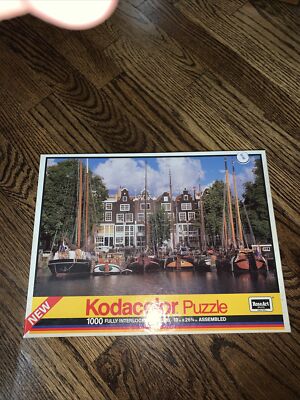 Kodacolor Zand Hoek Amsterdam Holland 1000 Interlocking Pc Puzzle Roseart 1989