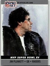 Jim Plunkett 1990 Pro Set Football Oakland Raiders