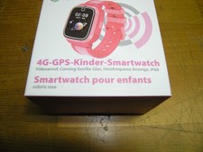 4G-GPS-Kinder-Smartwatch, Videoanruf, Gorilla-Glas, Herzfrequenz, pink •	Videoan