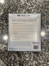 Math U See Manipulatives Fraction Overlay Kit Home School Learn Brand NEW Sealed