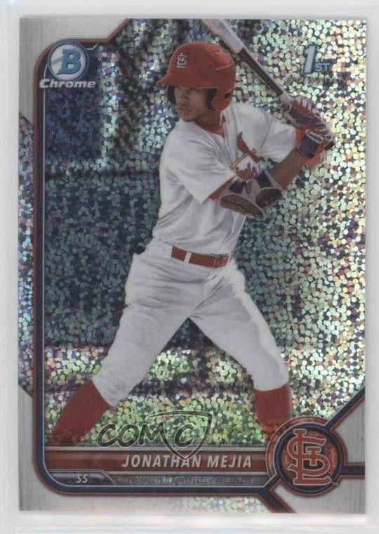 2022 Bowman Chrome Prospects Speckle Refractor /299 Jonathan Mejia #BCP-168 04rq