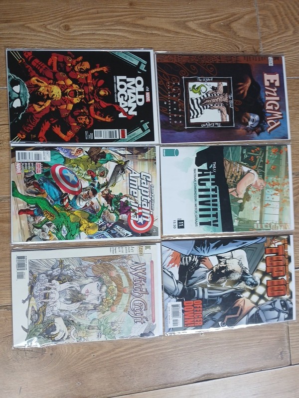 Marvel, Dc, Vertigo and Indie 19× Comic Job Lot Bagged And Boarded