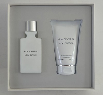 Carven L'Eau Intense 2-pc Set 1.66 Fl Oz EDT Spray & 3.33 Fl Oz After Shave NIB