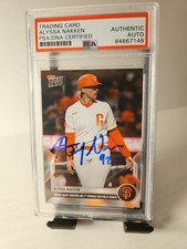 2022 Topps Now Alyssa Nakken PSA Authentic Auto San Francisco Giants