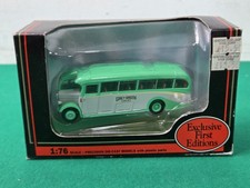 EFE 1:76 OO Gauge 25302 AEC Duple Coach Grey & Green Die-Cast Bus