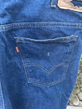 Vintage Levis Orange Tabt Jeans Mens Size 36 Distressed Faded Patch