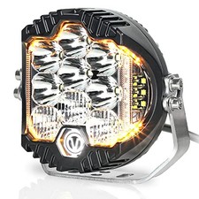 50W LED Driving Light, 5000LM Offroad Light IP67 Waterproof Round 5 Inch White