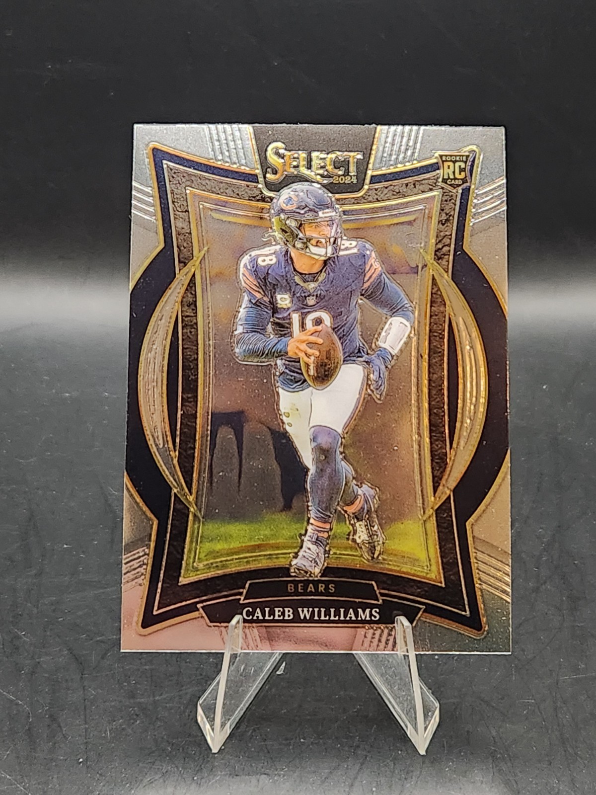 2024 Panini Select - Concourse Caleb Williams #25 Silver Prizm (RC)