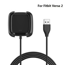 For-Fitbit Versa 2 USB Charger Charging Power Dock Cradle Smart Watch