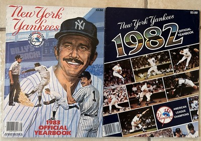 1982 1983 NEW YORK YANKEES Yearbook Set RON GUIDRY Bucky Dent