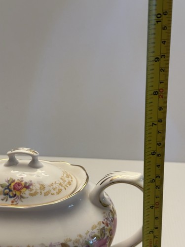 VINTAGE ROYAL ALBERT ENGLAND GROSSE "SERENA" TEEKANNE RN839329 1000 ML FASSUNGSVERMÖGEN LESEN!! - Bild 13 von 19