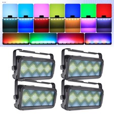640LED Strobe Wall Wash Light Stage Effect Beam Lights RGB DMX Party DJ Lighting