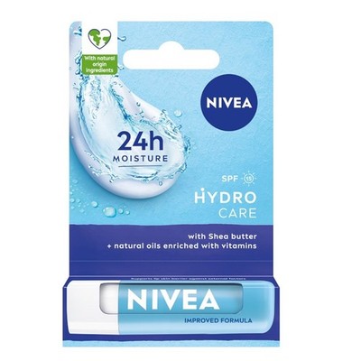 Nivea Hydro Care Lippenbalsam 4,8g - Schützt und Pflegt Intensiv