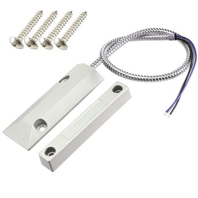 Rolling Door Contact Magnetic Reed Switch Alarm with 3 Wires for N.O./N.C. Ap...