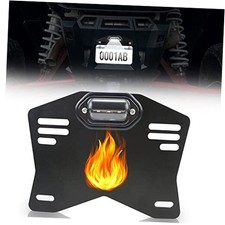 UTV License Plate Holder with Light - Universal Lighted Mount