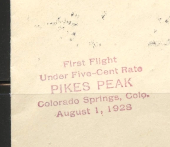 U.S TRIPLE EVENT COVER fkd ScC11 EFO PLANE SHIFT ,FDC & FFC cds COLO 8,1,1928 - Image 3 of 4